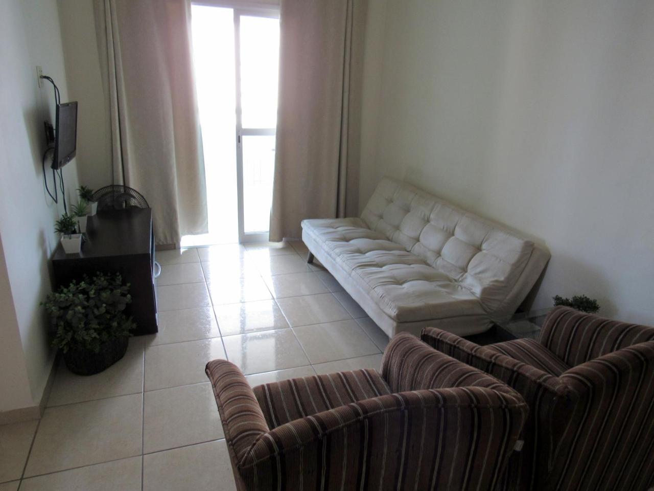 Apartamento No Canto Do Forte, Wi-Fi, Estacionamento Gratuito E Churrasqueira Πράια Γκράντε Εξωτερικό φωτογραφία